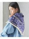 【SHIPS別注】manipuri: 50th ANNIV エンブレム スカーフ 88*88 SHIPS WOMEN シップス ファッション雑貨 スカーフ・バン...