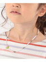 SHIPS KIDS:フラワー ネックレス SHIPS KIDS シップス アクセサリー・腕時計 ネックレス ホワイト ピンク[Rakuten Fashion] 2