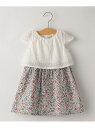 SHIPS KIDS:80~90cm / フラワー 半袖 ワンピース SHIPS KIDS シップス ワンピース・ドレス ワンピース ピンク パープル【送料無料】[Rakuten Fashion]