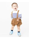 【SALE/60%OFF】SHIPS KIDS:ストラップ ブルマ SHIPS KIDS シップス マタニティウェア・ベビー用品 ベビーボトムス ブルー ブラウ...