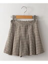【SALE/30%OFF】SHIPS KIDS:100~130cm / チェック プリーツ キュロット SHIPS KIDS シップス パンツ キュロット ブラ...