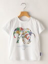 【SALE／50%OFF】【SHIPS KIDS別注】nowartt:オーガニックコットン プリント TEE(100~130cm) SHIPS KIDS シップス トップス その他のトップス ホワイト【RBA_E】[Rakuten Fashion]