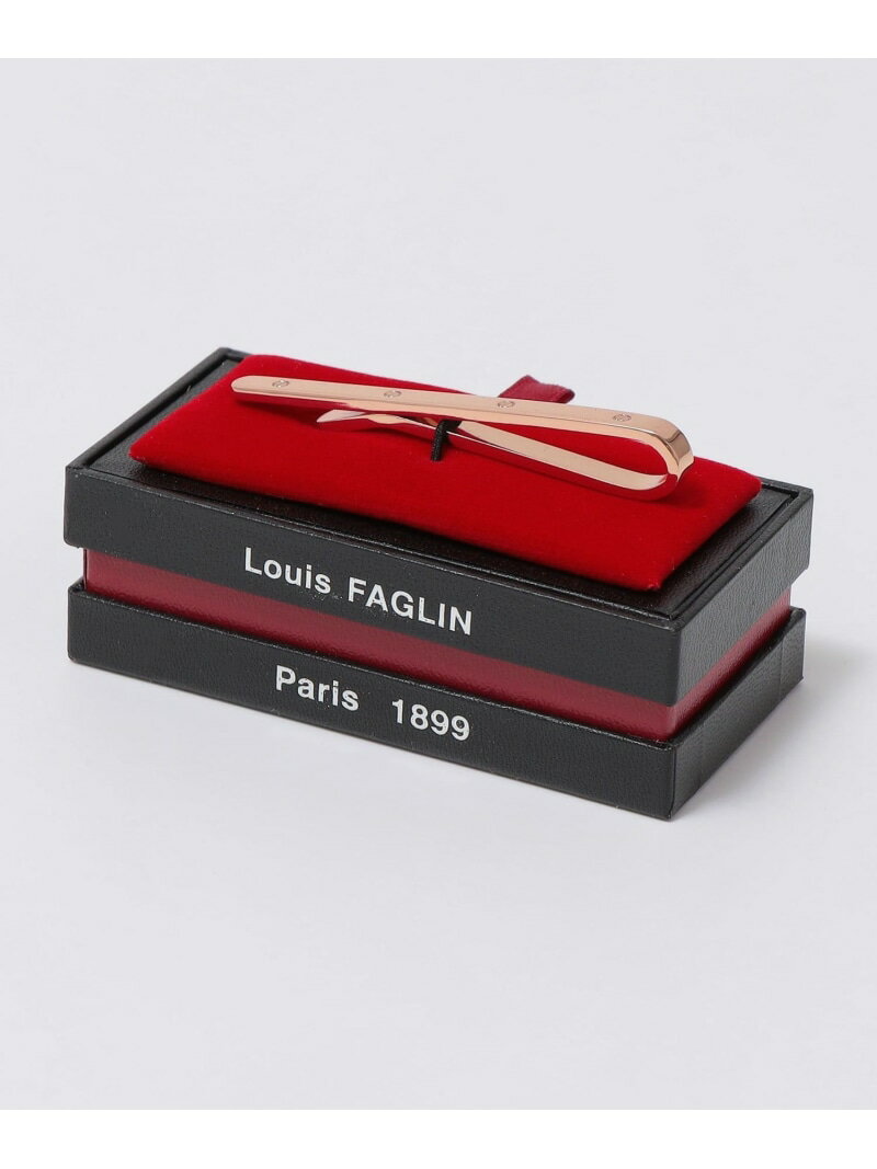 LOUIS FAGLIN: Quatre Vis ローズゴールド メッキ タイバー (ネクタイピン) SHIPS MEN シップス ファッション雑貨 その他のファッション雑貨 ゴールド