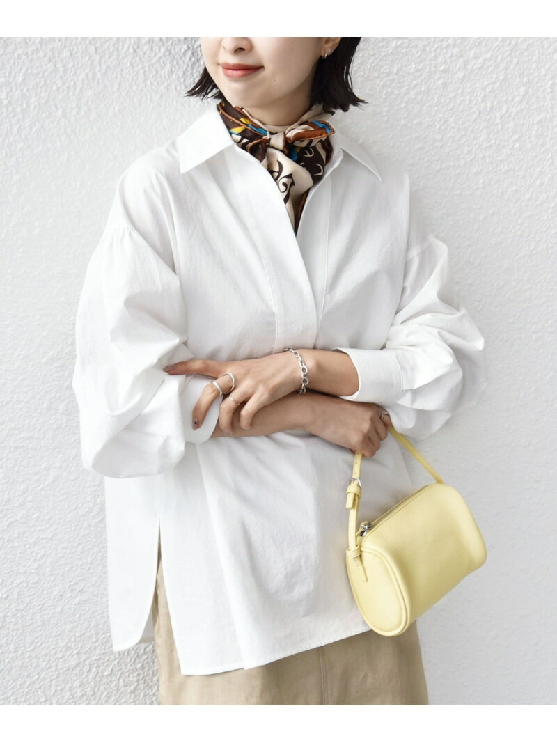 乐天商城 - ＜手洗い可能＞無地 / ストライプ サイド スリット スキッパー コットン シャツ 2 SHIPS WOMEN シップス トップス シャツ・ブラウス ホワイト ブラウン ネイビー【送料無料】[Rakuten Fashion]