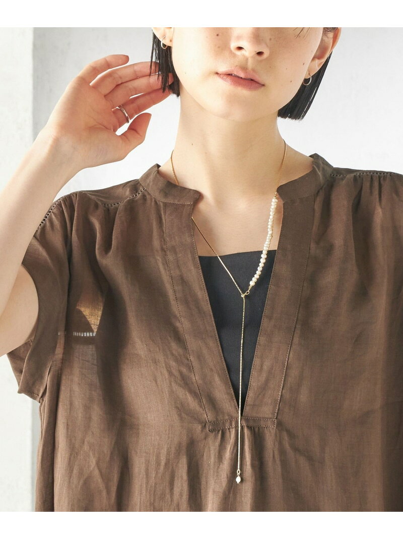 Rakuten - 淡水 パール コンビ ネックレス SHIPS WOMEN シップス アクセサリー・腕時計 ネックレス ゴールド【送料無料】[Rakuten Fashion]