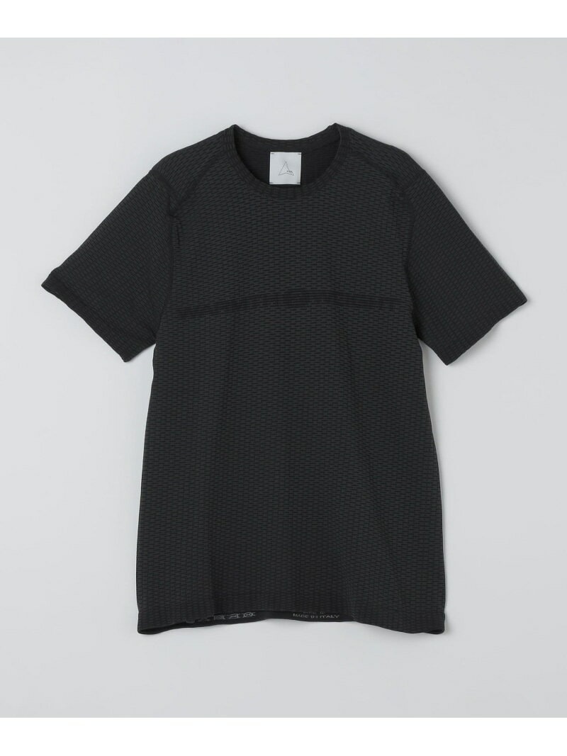 ROA: HIVEE DRYARN LIGHTWEIGHT SEAMLESS T-SHIRT SHIPS MEN シップス トップス カットソー・Tシャツ ブラック