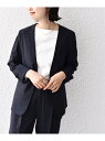 【SALE／45%OFF】＜接触冷感 / UVカット / 手洗い可能＞ストレッチ ジャケット(セットアップ対応) SHIPS WOMEN シップス スーツ・フォーマル スーツジャケット ネイビー ホワイト ブラウン【RBA_E】【送料無料】[Rakuten Fashion]