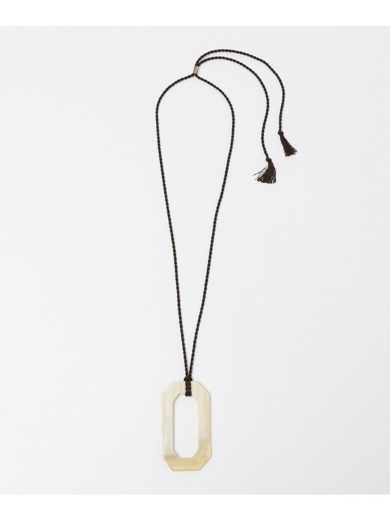 【SALE／30%OFF】SHIPS: HORN OCTAGONAL NECKLACE SHIPS MEN シップス アクセサリー・腕時計 ネックレス ブラウン【RBA_E】【送料無料】[Rakuten Fashion]