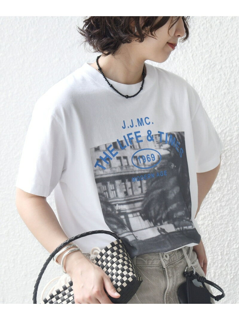 Rakuten - J.J.MERCER:プリントTEE SHIPS WOMEN シップス トップス カットソー・Tシャツ ホワイト【送料無料】[Rakuten Fashion]