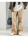 《予約》【SHIPS別注】WHITE FIELD: 50th ANNIV チノパン SHIPS WOMEN シップス パンツ チノパンツ ベージュ【先行予約】*...