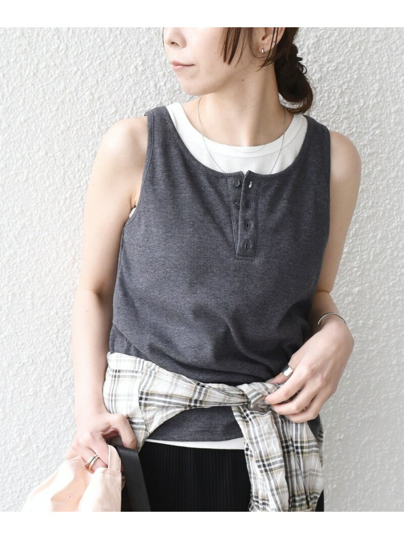 乐天商城 - SHIPS Colors:＜手洗い可能＞レイヤード タンクトップ セット◇ SHIPS Colors シップス トップス ノースリーブ・タンクトップ ブラック ネイビー ブラウン グレー【送料無料】[Rakuten Fashion]