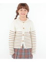 【SALE/35%OFF】SHIPS KIDS:100ー125cm /〈洗濯機可能〉ボーダー カーディガン SHIPS KIDS シップス トップス カーディガ...
