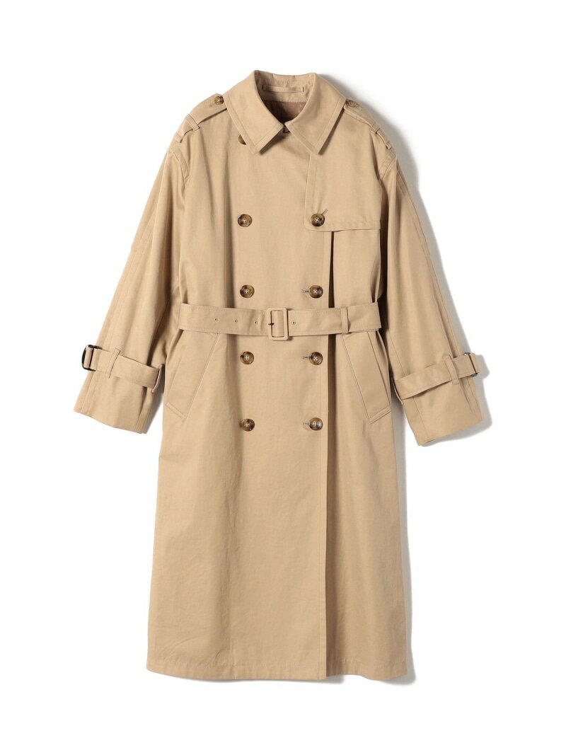樂天商城 - SHIPS Primary Navy Label:ギャバ トレンチコート SHIPS WOMEN シップス ジャケット・アウター トレンチコート ベージュ【送料無料】[Rakuten Fashion]