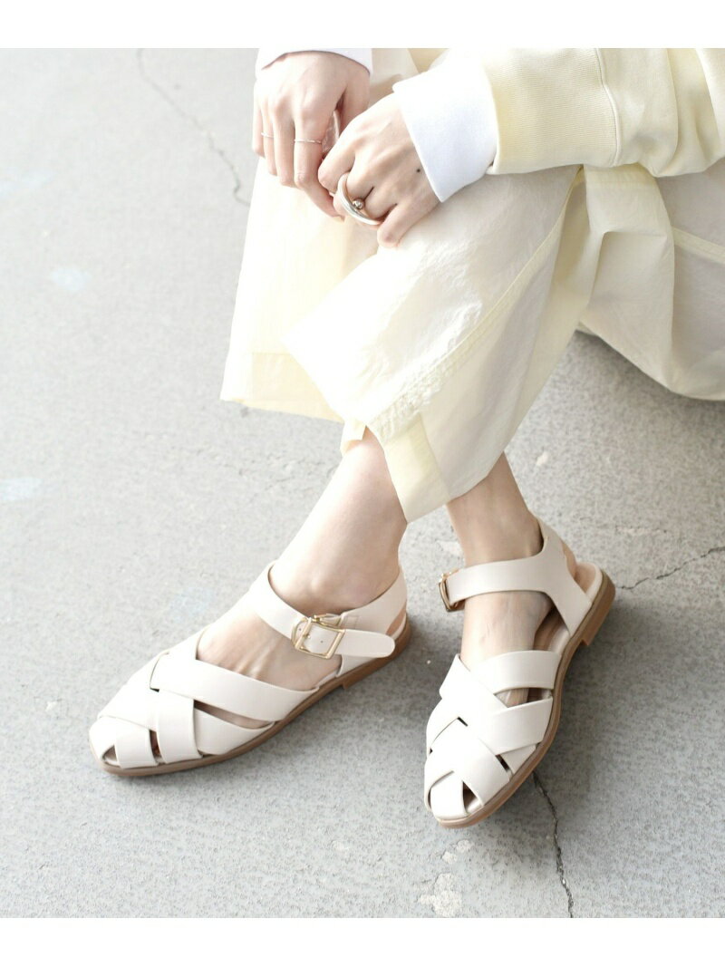 《一部追加予約》*スリム メッシュ ストラップ サンダル 22.5~25.5cm◇ SHIPS WOMEN シップス シューズ・靴 サンダル ホワイト ブラック ベージュ ブラウン【先行予約】*【送料無料】[Rakuten Fashion]のサムネイル