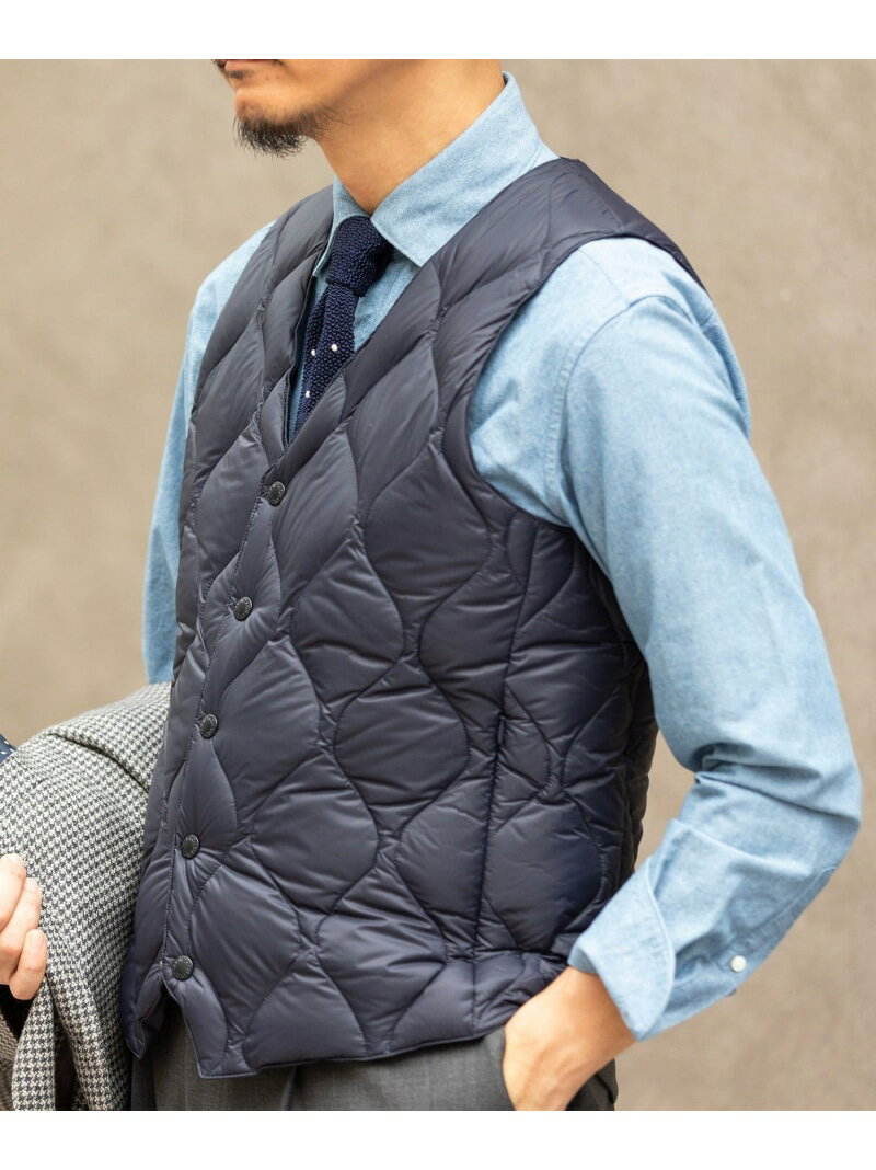 【SHIPS別注】TAION: ダウン ジレ SHIPS MEN シップス ジャケット・アウター ダウンジャケット・ダウン..