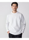 SHIPS: ハイゲージ クルーネック ダンボールニット 長袖Tシャツ SHIPS シップス トップス カットソー・Tシャツ ホワイト グレー ブラック カーキ ブラウン オレンジ グリーン ブルー ネイビー【送料無料】[Rakuten Fashion]