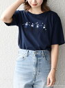 SHIPS: THE BEATLES エンブロイダリー Tシャツ SHIPS シップス トップス カットソー Tシャツ ブルー ホワイト グレー ベージュ ブラウン ネイビー【送料無料】 Rakuten Fashion