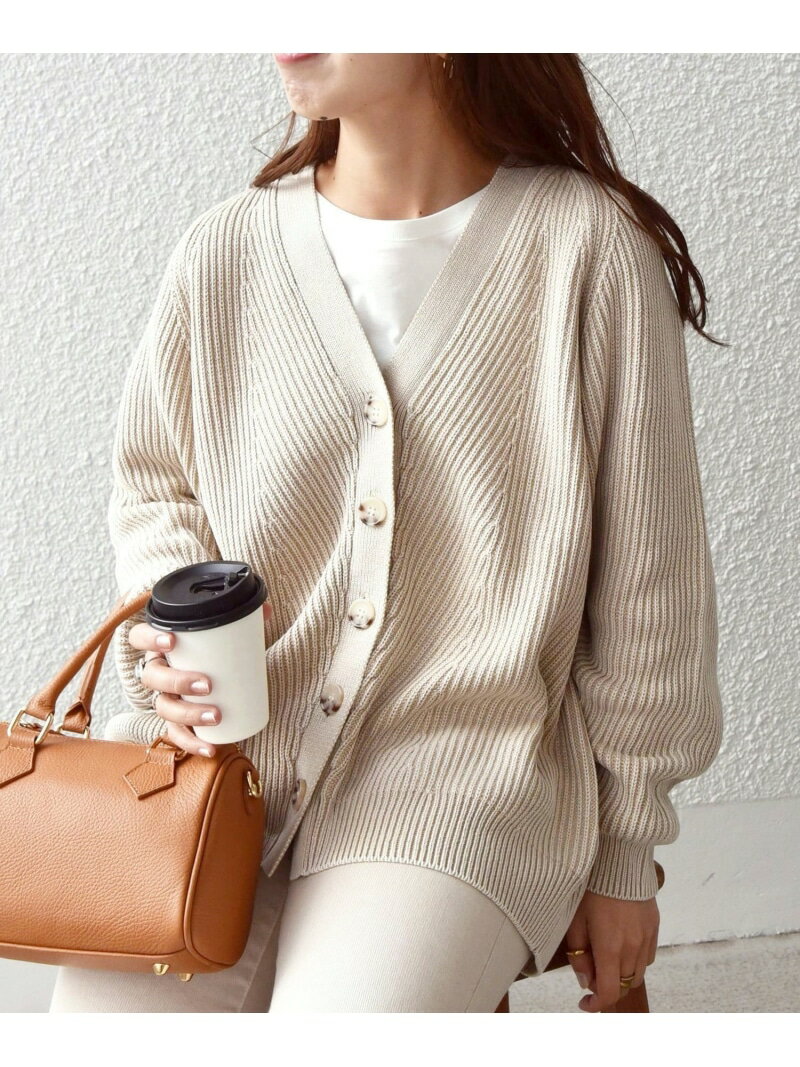 【SALE／50%OFF】SHIPS any:＜手洗い可能＞オーバーダイ Vネック カーディガン SHIPS any シップス トップス カーディガン オレンジ ネイビー ベージュ【RBA_E】【送料無料】[Rakuten Fashion]