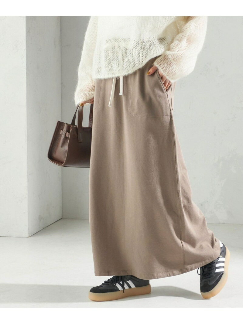 ミニ 裏毛 ポケット セミ フレア スカート SHIPS WOMEN シップス スカート その他のスカート ブラウン ブラック【送料無料】[Rakuten Fashion]