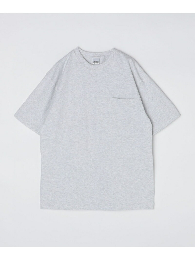 CAMBER: 8オンス MAX-WEIGHT ポケット Tシャツ SHIPS シップス トップス カットソー・Tシャツ グレー ホワイト ブラック グリーン