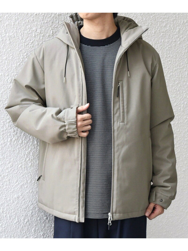 SHIPS マウンテンパーカー フード付 ホワイト ジャケット シップス 上品 SHIPS Colors（シップスカラーズ） マウンテンパーカー ウインド