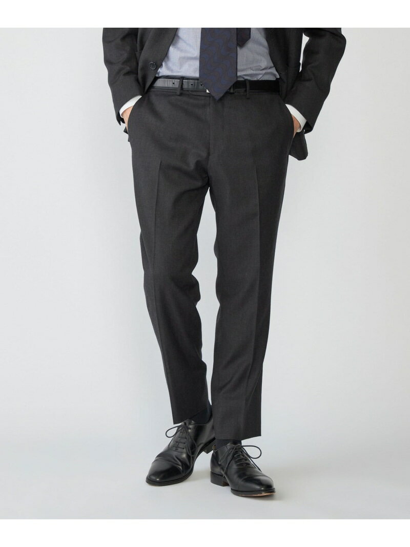 【SALE／30%OFF】SHIPS: ＜セットアップ対応/手洗い可能＞ウォッシャブル サキソニー セットアップ スラックス SHIPS MEN シップス パンツ スラックス・ドレスパンツ ブラウン ネイビー グレー【RBA_E】【送料無料】[Rakuten Fashion]