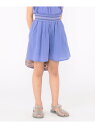 【SALE/40%OFF】SHIPS KIDS:100~130cm / スモッキング キュロット SHIPS KIDS シップス パンツ キュロット ピンク ブ...