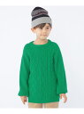 【SALE/50%OFF】SHIPS KIDS:100~130cm /<手洗い可能>ケーブル ニット SHIPS KIDS シップス トップス ニット ホワイト...
