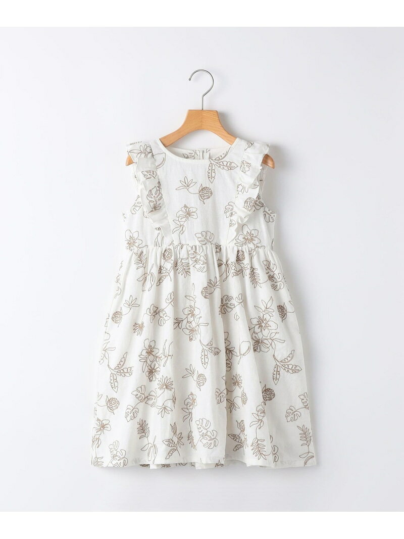 乐天商城 - SHIPS KIDS:90cm /エンブロイダリー ワンピース SHIPS KIDS シップス ワンピース・ドレス ワンピース ホワイト【送料無料】[Rakuten Fashion]