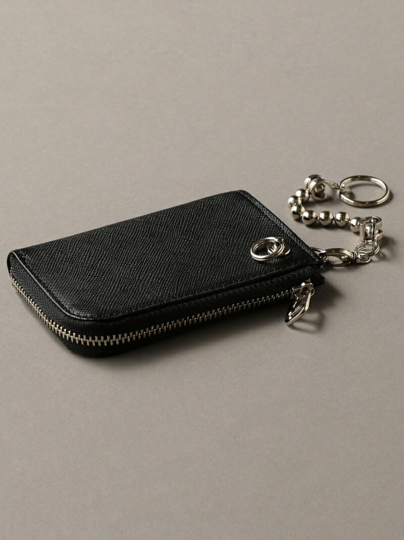 【SALE／50%OFF】JAMHOMEMADE:別注ボールチェーンL型ミディアムウォレット SHIPS シップス 財布・ポーチ・ケース 財布 ブラック【RBA_E】【送料無料】[Rakuten Fashion]