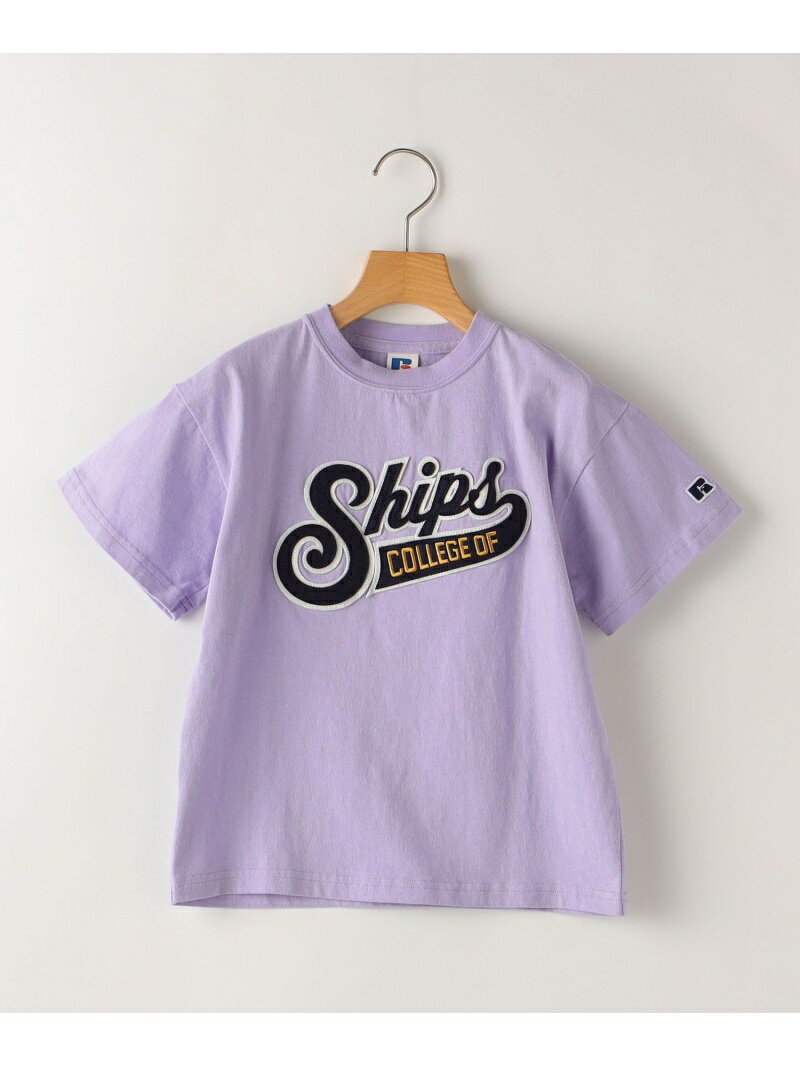 【SALE／40%OFF】【SHIPS KIDS別注】RUSSELL ATHLETIC:90cm / TEE SHIPS KIDS シップス トップス カットソー・Tシャツ パープル ブラウン ネイビー【RBA_E】[Rakuten Fashion]