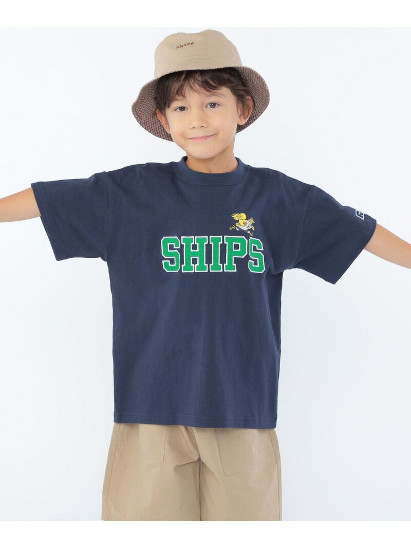 ySHIPS KIDSʒzRUSSELL ATHLETIC:100~130cm / TEE SHIPS KIDS VbvX gbvX Jbg\[ETVc lCr[ zCgyz[Rakuten Fashion]