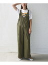 【SALE/40%OFF】<洗濯機可能>ミリタリー 裾 ドロスト オールインワン SHIPS WOMEN シップス オールインワン・オーバーオール オールインワ...