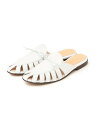 【SALE/50%OFF】CORSO ROMA:ポインテッド ミュール SHIPS WOMEN シップス シューズ・靴 サンダル ホワイト ブラック【RBA_E...