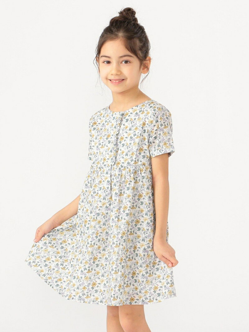 豪華 Fashion Ships Kids リバティ ワンピース 100 130cm Ships Kids シップス ワンピース キッズワンピース ブラウン 送料無料 注目の Www Kalahariholdings Com