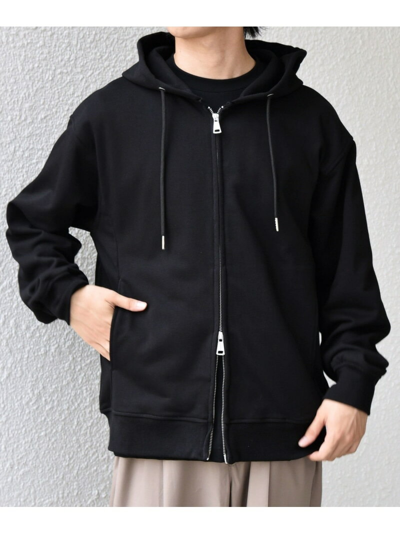 Rakuten - 【SALE／40%OFF】SHIPS any: CLASSY バックタック スウェット ジップ パーカー◇ SHIPS any シップス トップス パーカー・フーディー ベージュ グレー ブラック【RBA_E】【送料無料】[Rakuten Fashion]