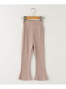 【SALE／40%OFF】ooju:high west rib pants SHIPS KIDS シップス パンツ その他のパンツ ベージュ ブラウン ブルー【RBA_E】[Rakuten Fashion]