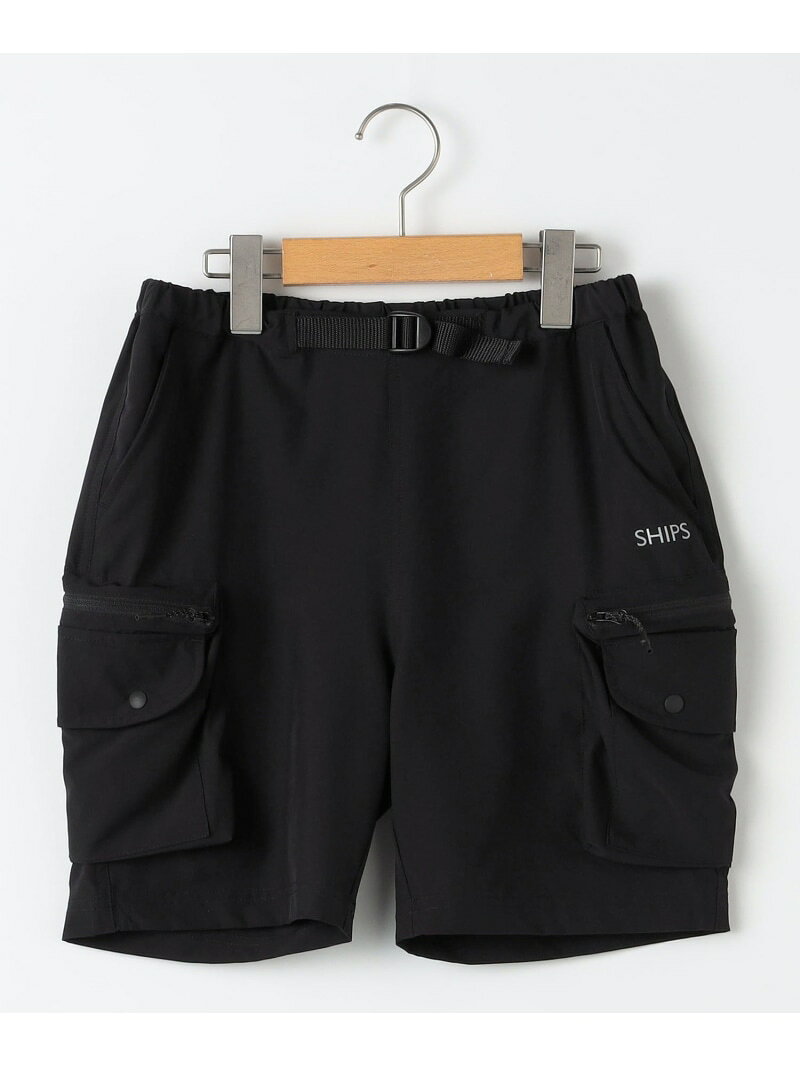 SHIPS KIDS:140~160cm /＜多機能＞ファンクション ショーツ SHIPS KIDS シップス パンツ その他のパンツ ベージュ ブラック【送料無料】[Rakuten Fashion]