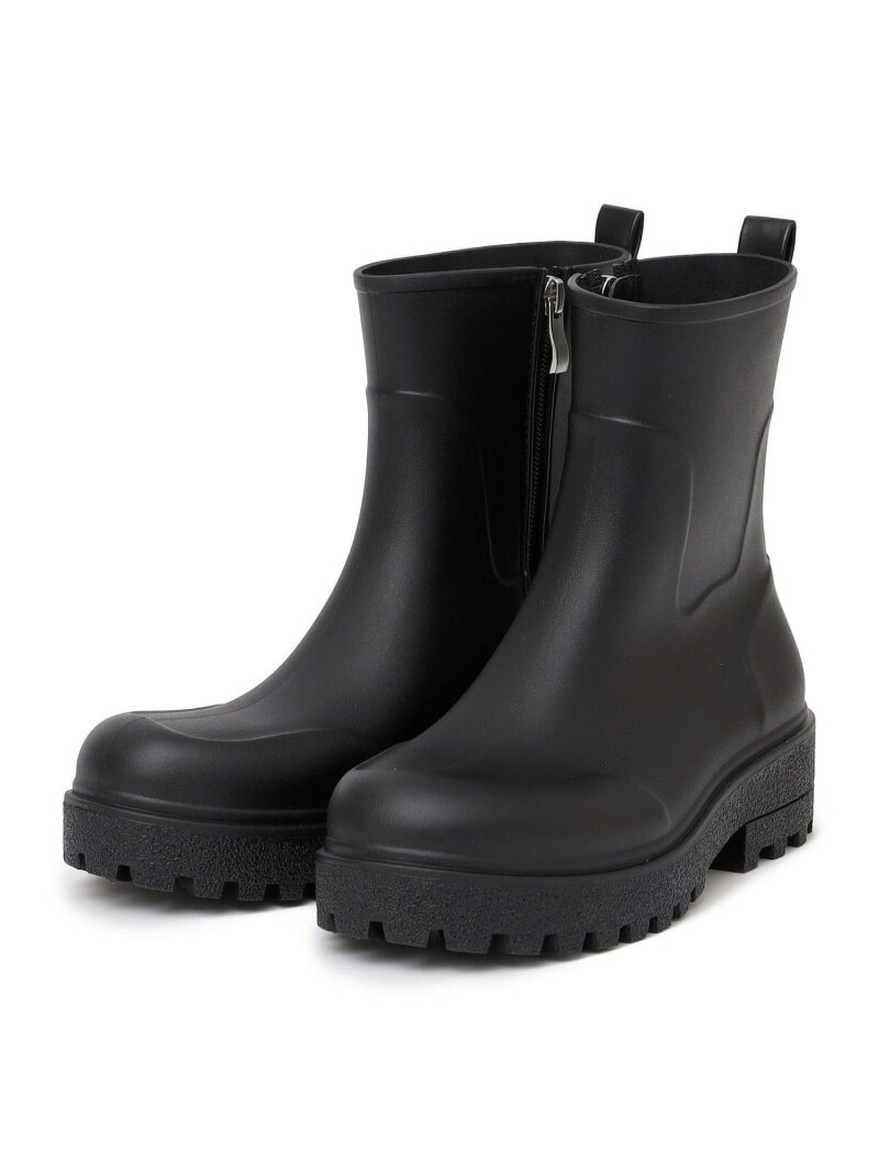 Wpc.: トラック ソール レイン ブーツ SHIPS any シップス シューズ・靴 レインシューズ・ブーツ ホワイト ブラック【送料無料】[Rakuten...