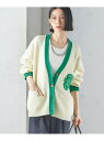 【SALE/30%OFF】【SHIPS別注】LOGAN KNITTING MILLS: Vネック パッチ カーディガン SHIPS WOMEN シップス トップ...