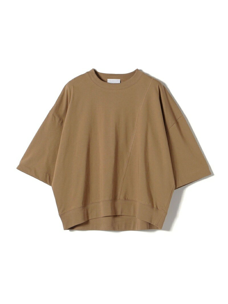 【SALE／40 OFF】【SHIPS別注】assiette:コットン 5分袖 カットソー SHIPS WOMEN シップス トップス カットソー Tシャツ ブラウン ホワイト ブラック【RBA_E】【送料無料】 Rakuten Fashion