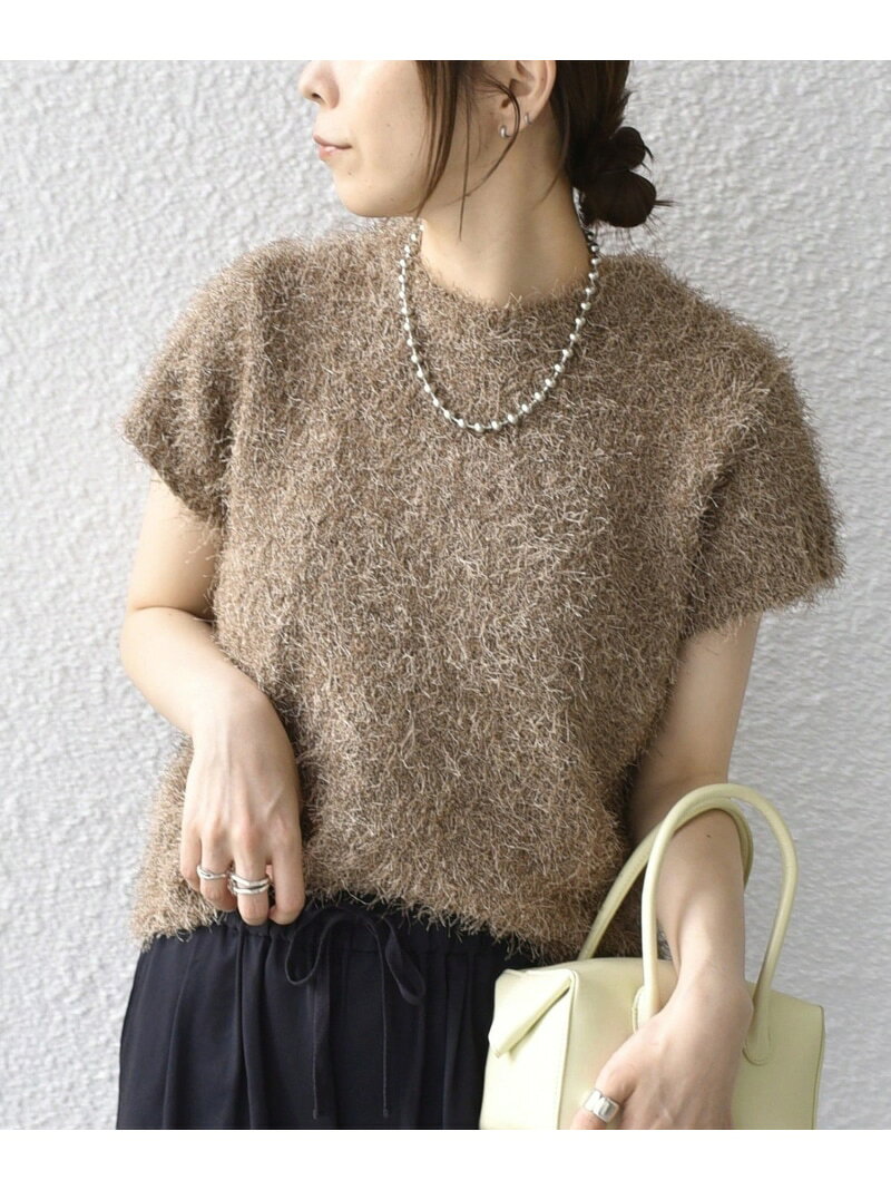 乐天商城 - 《予約》SHIPS Colors:＜手洗い可能＞フェザー クルーネック 2WAY ニット◆ SHIPS Colors シップス トップス ニット ネイビー ブラウン ベージュ【先行予約】*【送料無料】[Rakuten Fashion]