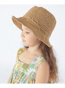 【SALE/50%OFF】SHIPS KIDS:ガール ペーパー ハット SHIPS KIDS シップス 帽子 ハット ブラウン オレンジ【RBA_E】[Rak...