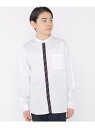 SHIPS KIDS:145~160cm / オックスフォード バンドカラー シャツ SHIPS KIDS シップス トップス シャツ・ブラウス ホワイト【送料...