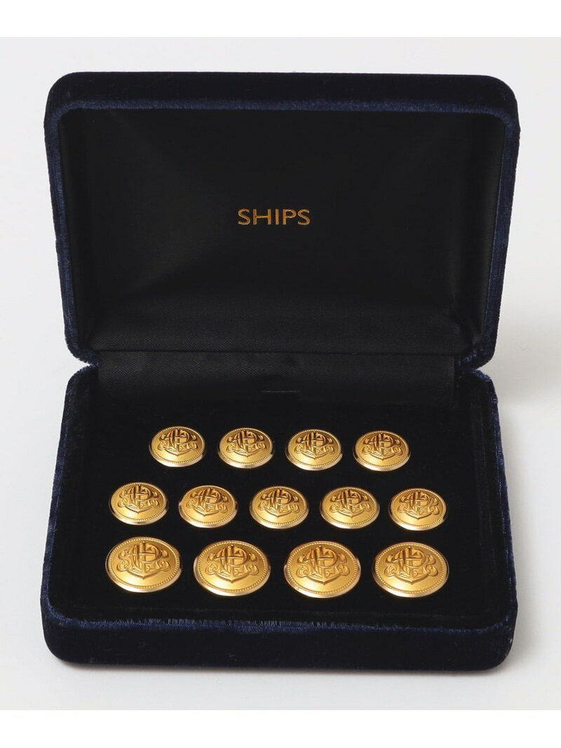 【SHIPS別注】WATERBURY: SHIPS LIGATURE メタルボタン SHIPS MEN シップス ファッション雑貨 その他のファッション雑貨【送料無料】[Rakuten Fashion]