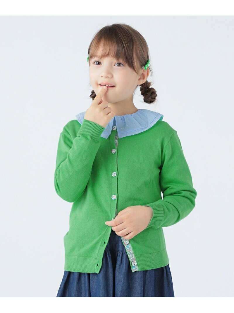 【SALE／45%OFF】SHIPS KIDS:100~130cm / 無地*リバティ カーディガン SHIPS KIDS シップス トップス カーディガン グリーン ピンク イエロー【RBA_E】【送料無料】[Rakuten Fashion]