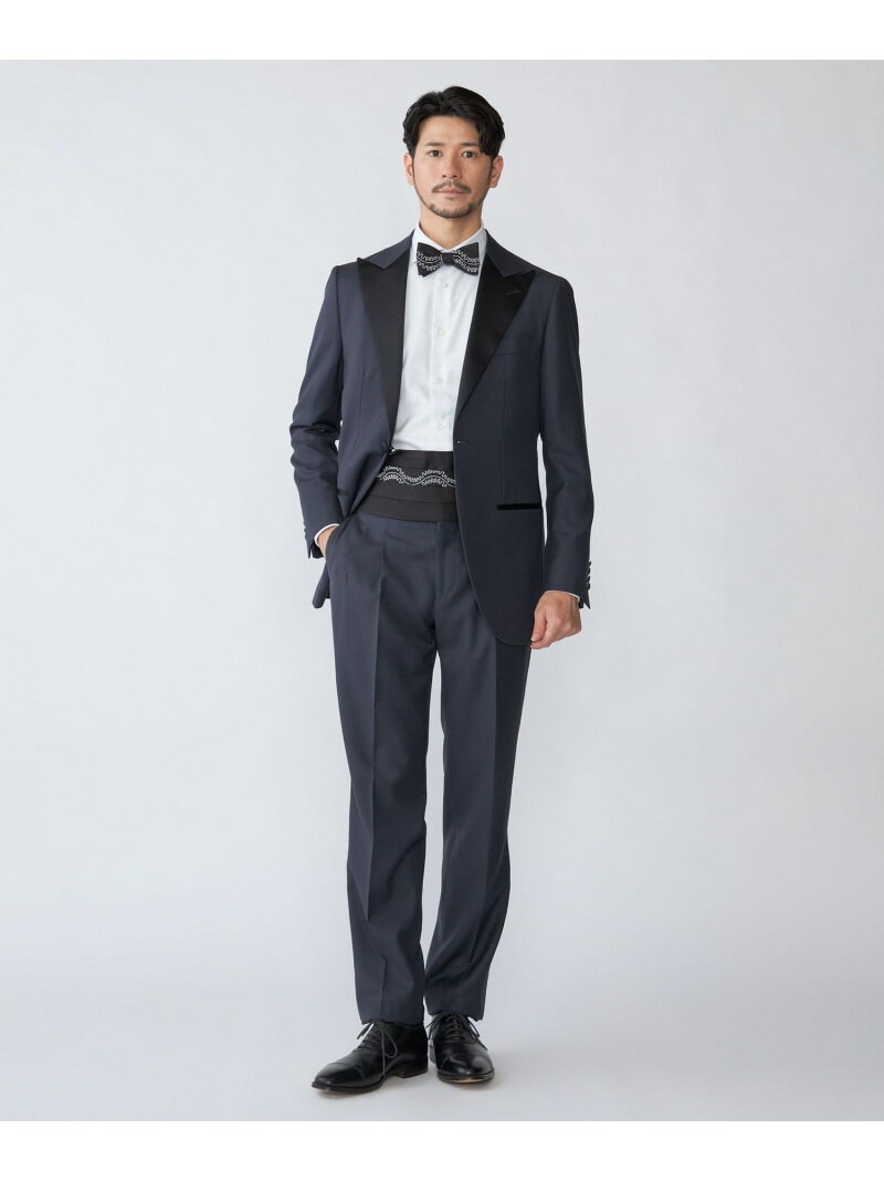 SHIPS: ラグジュアリー ドーメル タキシード スーツ SHIPS MEN シップス スーツ・フォーマル セットアップスーツ ブラック ネイビー【送料無料】...