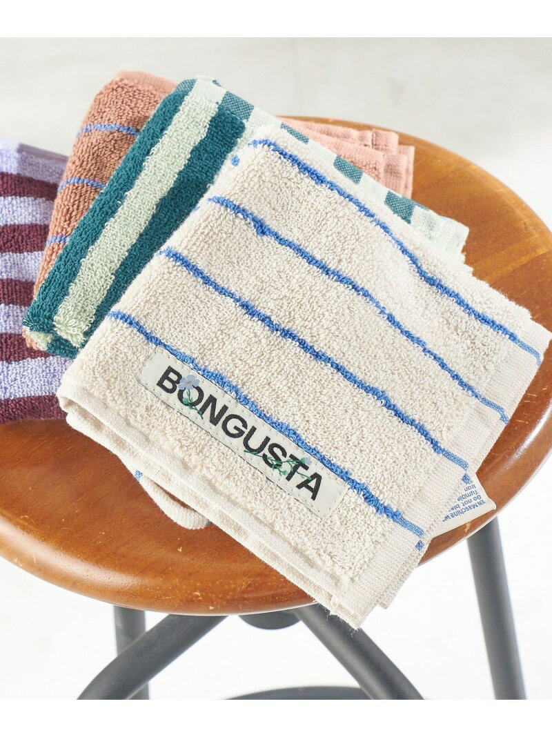 Rakuten - BONGUSTA:NARAM WASH CLOTH SHIPS WOMEN シップス ファッション雑貨 ハンカチ・ハンドタオル パープル ワインレッド ベージュ ブラウン グリーン[Rakuten Fashion]