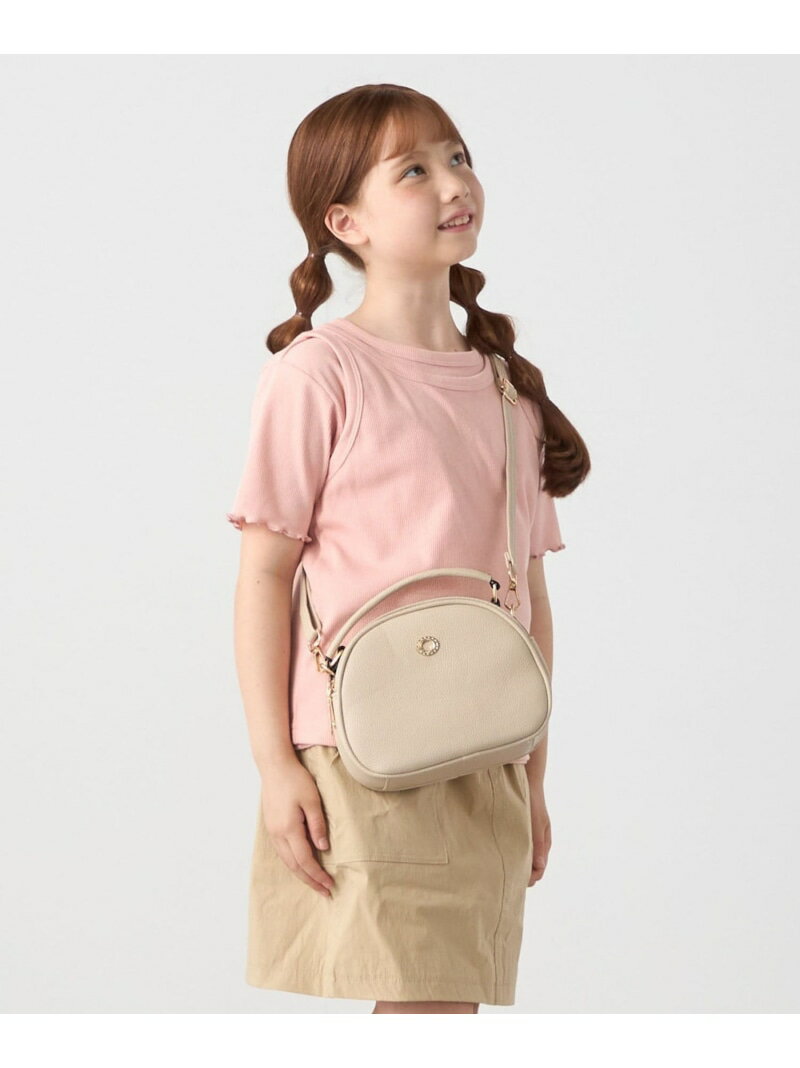 SHIPS any: ラウンド 2WAY ショルダーバッグ SHIPS any シップス バッグ ショルダーバッグ ベージュ ブラック ピンク ブルー[Rakuten Fashion] 2