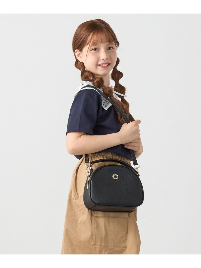 SHIPS any: ラウンド 2WAY ショルダーバッグ SHIPS any シップス バッグ ショルダーバッグ ベージュ ブラック ピンク ブルー[Rakuten Fashion] 3